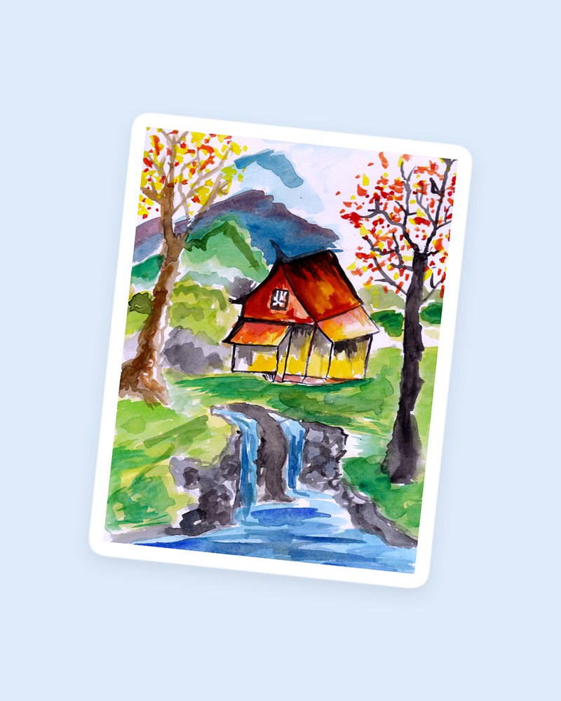 River House sticker