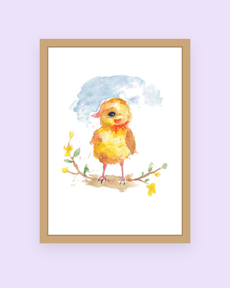 Baby Chick art print