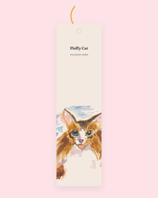 Fluffy Cat bookmark