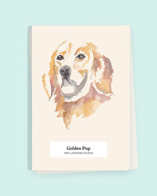 Golden Pup notebook