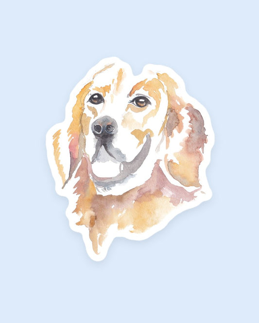 Golden Pup sticker