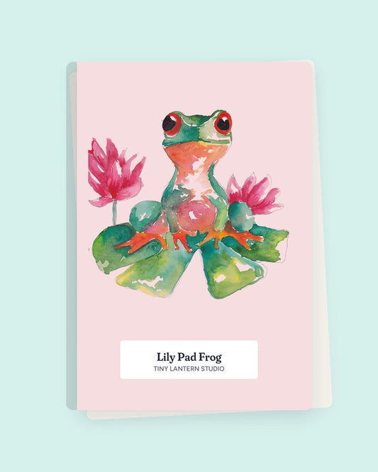 Lily Pad Frog notebook