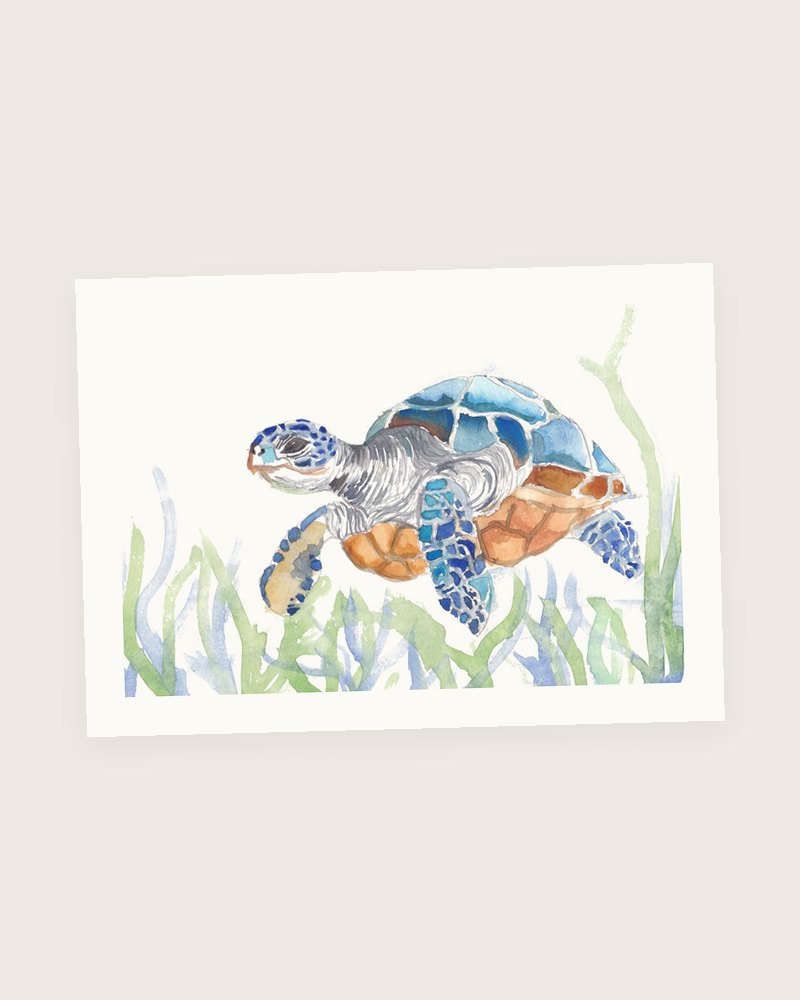 Sea Turtle, original painting by Vihaan